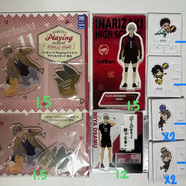 하이큐 아크릴 스탠드팔아요 키타신스케 미야오사무 아츠무 사쿠사 이와이즈미