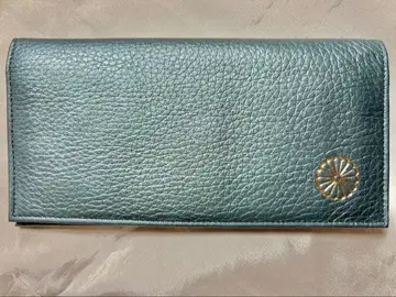 [ 새상품 ] 황궁 한정판 장지갑 지갑 블루 그레이 엠보 소가죽