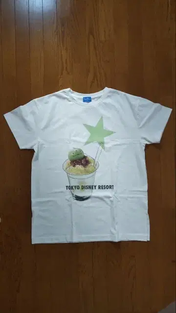 도쿄 디즈니 리조트 리틀 그린 맨 빅 실루엣 T셔츠 새상품 미사용