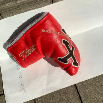 스카티 카메론 레드 X 퍼터 커버 덤 포함