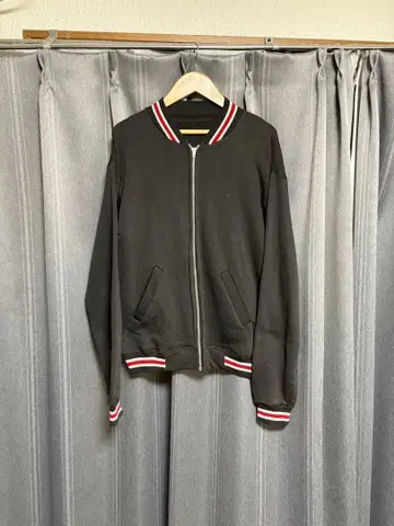 50s vintage 리브 라인 지퍼 맨투맨 BEST Zip 한쪽 손톱