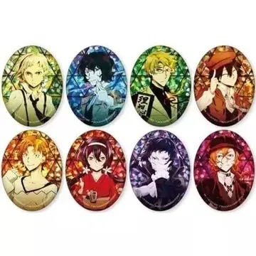 전 8종 세트 문호 스트레이독스 캐릭터 배지 만화경 컬렉션 캔뱃지