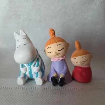캡슐 토이 무민, 리틀 미이, 미무라 언니, 피규어 3체 세트