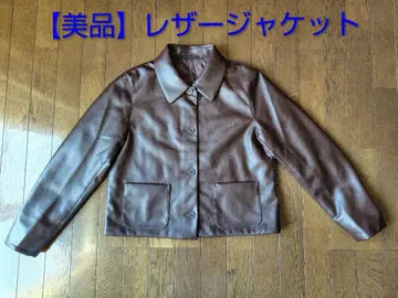 [새상품급] 유니클로 가죽 자켓 여성용 L