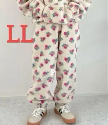 ayano 꽃무늬 보아 팬츠 시마무라