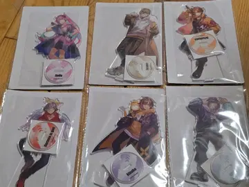 Crazy Raccoon 빅 아크릴 스탠드 GiGO 한정판 6종 세트