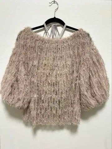 [LOUNIE] 퍼프 슬리브 튤 블라우스 브라탑 포함