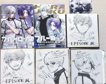 블루 록 -EPISODE- 나기 극장판 특전 새로 그린 미니 색지 카드