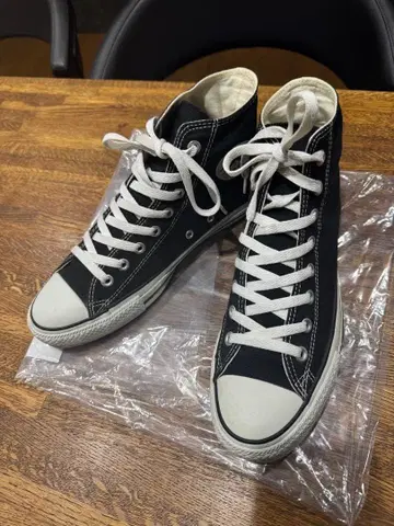 CONVERSE ALL STAR 컨버스 블랙 하이컷 스니커즈