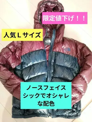 [가격 인하] 더 노스페이스 다운 자켓 후드 부착