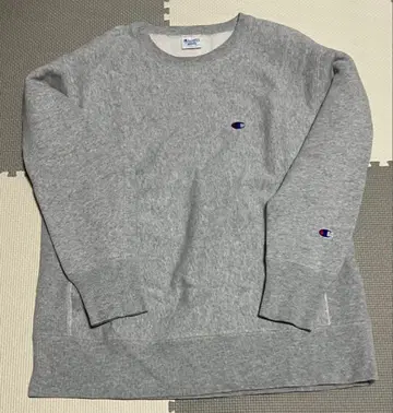 챔피온 맨투맨 리버스 위브 파랑 택 실버 그레이 M