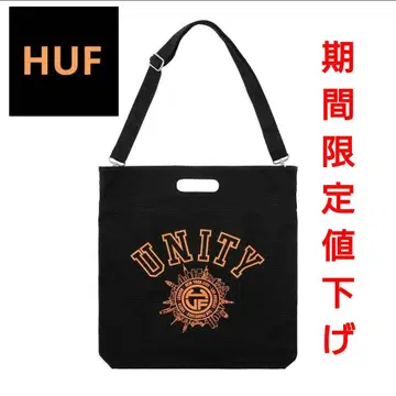 HUF 블랙 2WAY 토트 숄더 새상품 미사용