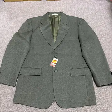 그레이 울 혼방 블레이저