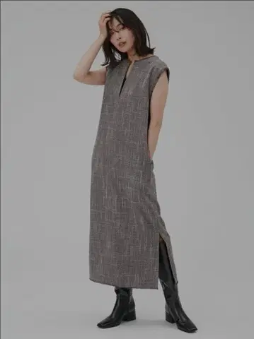 2way딥넥 원피스 MIX Size1