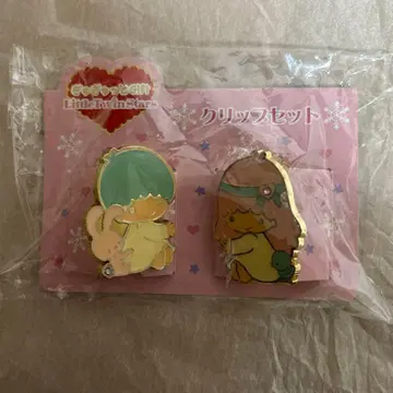 리틀트윈스타 클립 세트 키키라라 산리오 캐릭터즈