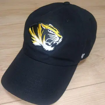 47 BRAND x 미주리 대학 호랑이 자수 캡 US 칼리지 블랙 타이거