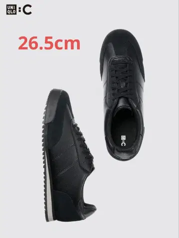 유니클로C 스웨이드 콤비네이션 스니커즈 26.5cm UNIQLO C
