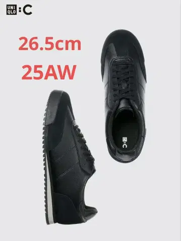 유니클로C 스웨이드 콤비네이션 스니커즈 26.5cm UNIQLO C