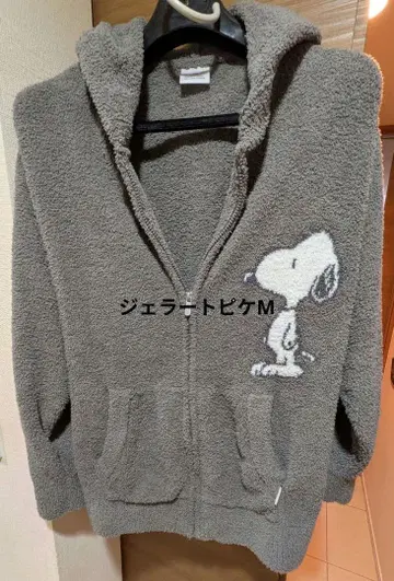 젤라토 피케 스누피 후드 부착 룸웨어 M