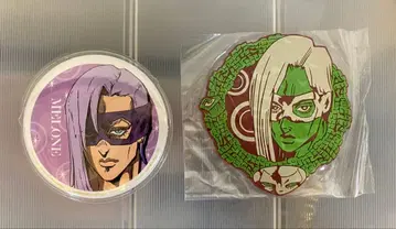 멜로네 죠죠 캔뱃지 러버 코스터