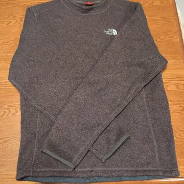 THE NORTH FACE 플리스 크루넥 속기모 브라운