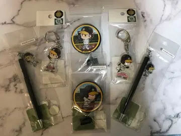 다이아의 A 한신 타이거즈 볼펜 캔뱃지 아크링 키링 클리어 파일