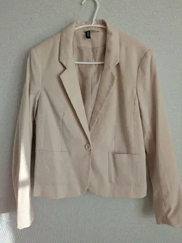 베이지 테일러드 자켓