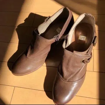 ing 천연 가죽 신발 부티 펌프스