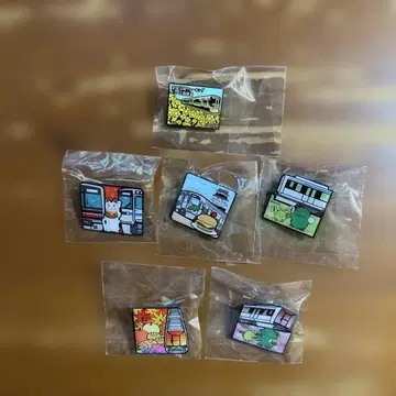 리니모 아이칸 워킹 랠리 2025 핀 배지 6개 세트 모리코로