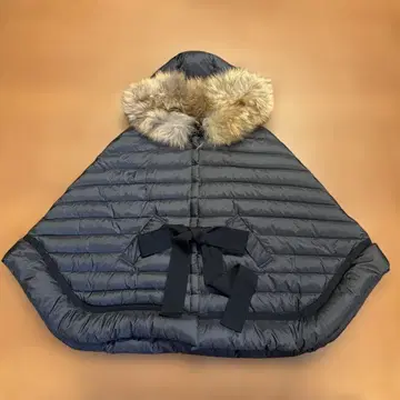 다운 판초 후드 부착