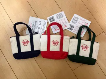 TRADER JOE'S 마이크로 토트백 3색 세트