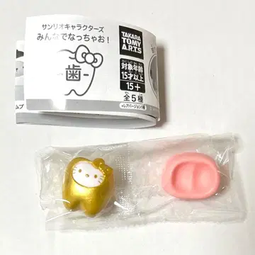 산리오 캐릭터즈 모두 함께 되자! 치아 레어 골드 키티