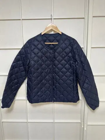 타미힐피거 네이비 퀼팅 자켓 네이비 S 사이즈