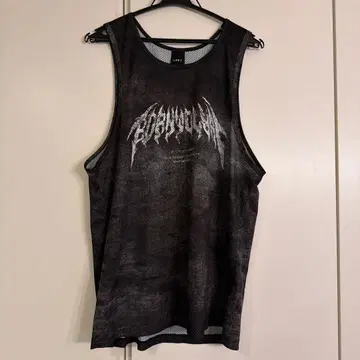 LYFT 데스 메탈 로고 빈티지 탱크탑 M 사이즈 블랙