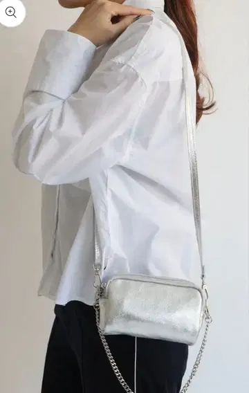 MILLELA FIRENZE 실버 숄더 2way 백