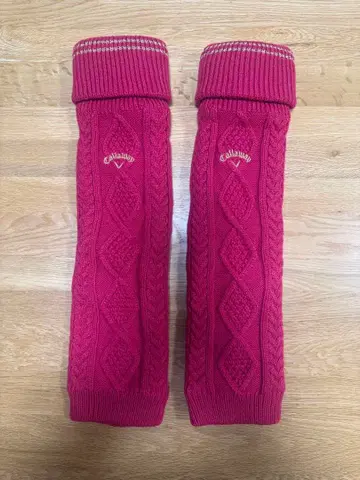 Callaway 진한 핑크 레그 워머