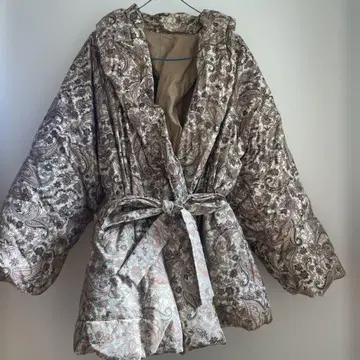 다운 카슈쿨 페이즐리 꽃무늬 홈웨어로도