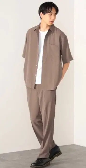 [ 새상품, 택 포함, 미개봉 ] BEAMS 반팔 셋업 S 사이즈