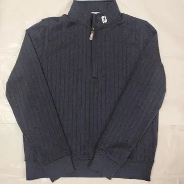 FJ 풋조이 골프 네이비 하프 지퍼 긴팔 스웨터