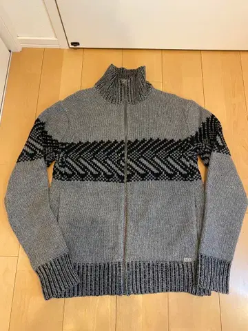 아르마니 익스체인지 드라이버 니트 집업 니트