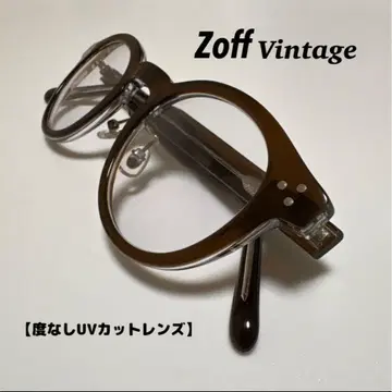[ 새상품급 ] 조프 zoff 보스턴 패션 안경 UV컷 컬러 렌즈 빈티지