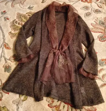 하나이 유키코 롱 가디건 L