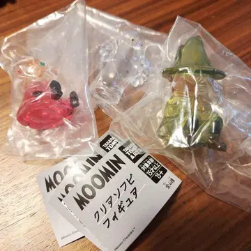 무민 클리어 소프트 비닐 피규어 냐고냐고 스너프킨 리틀 미이 세트