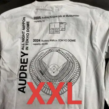오드리 도쿄돔 롱T XXL 올나이트닛폰 AUDREY