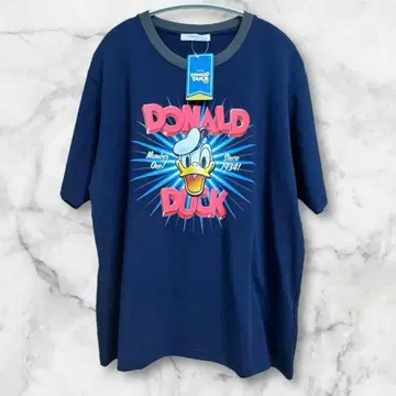 90's 도날드 T셔츠 프리 사이즈 네이비 캘리포니아