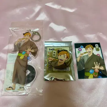 하이큐 엔니치 아크릴 스탠드 캔뱃지 특전 카드 미야 아츠무