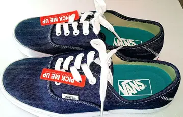 VANS 데님 스니커즈 OFF THE WALL