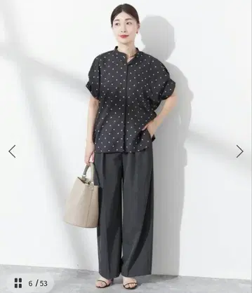 JOURNAL STANDARD LESSAGE 턱 슬리브 셔츠 도트