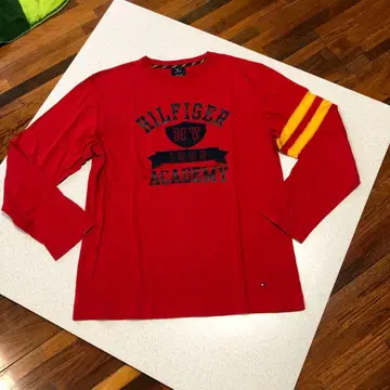 HILFIGER 긴팔 T셔츠 레드