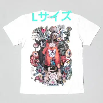 보리스 잡화점 히구치 유코 T셔츠 아부 L 사이즈